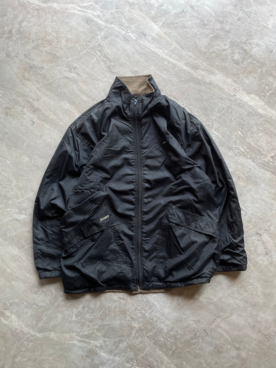 BLACK NIKE PUFFER JACKET-L