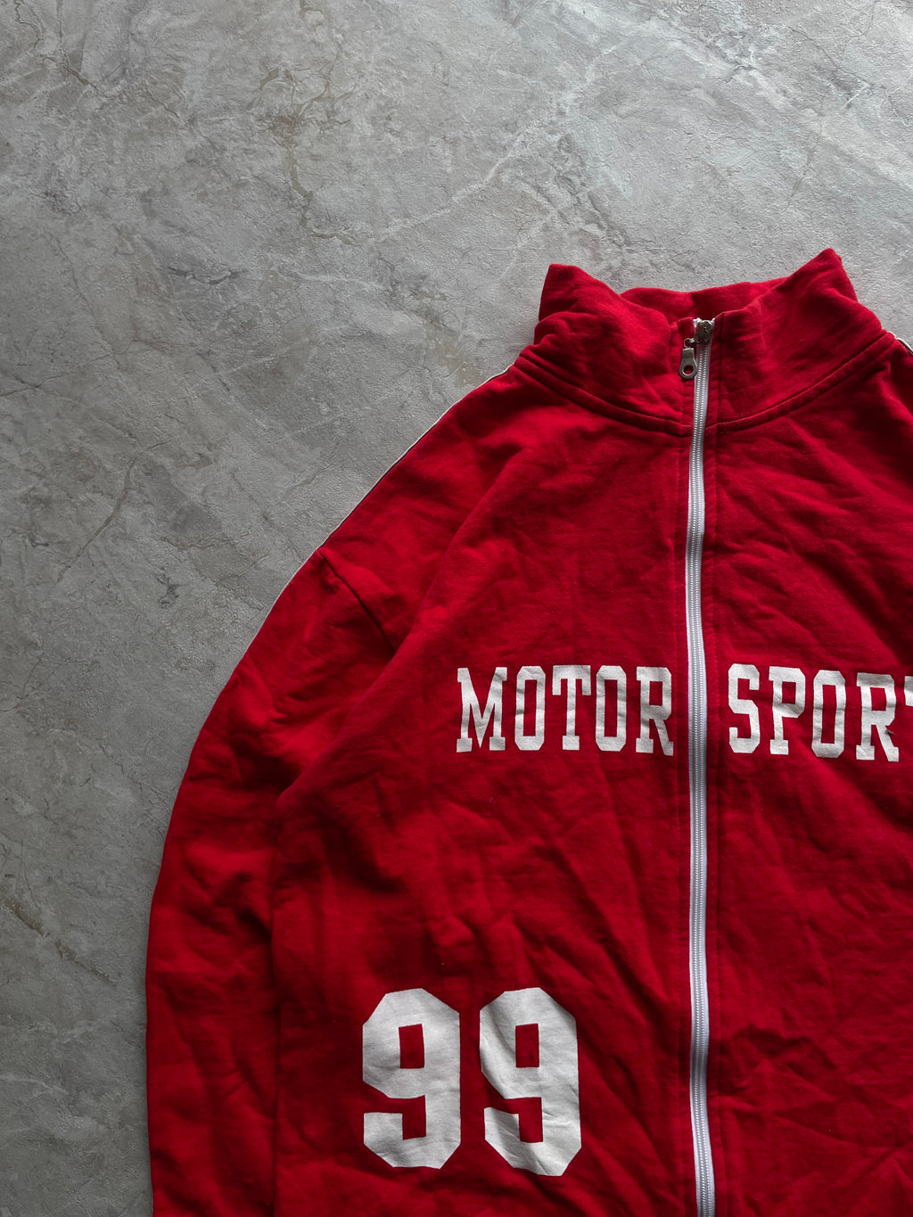 RED MEMBERS ZIP-UP JACKET-M