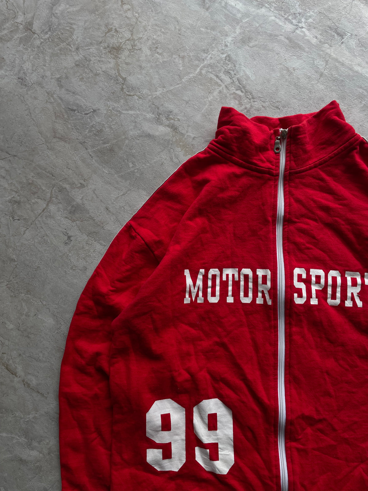 RED MEMBERS ZIP-UP JACKET-M