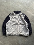 NIKE WHITE AND DARK GREY WINDBREAKER-XL