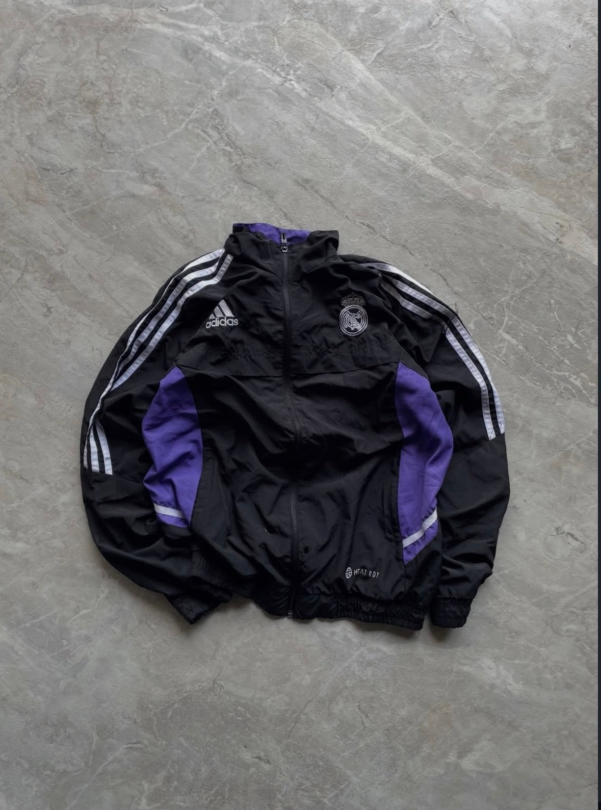 ADIDAS REAL MADRID FOOTBALL JACKET - XS