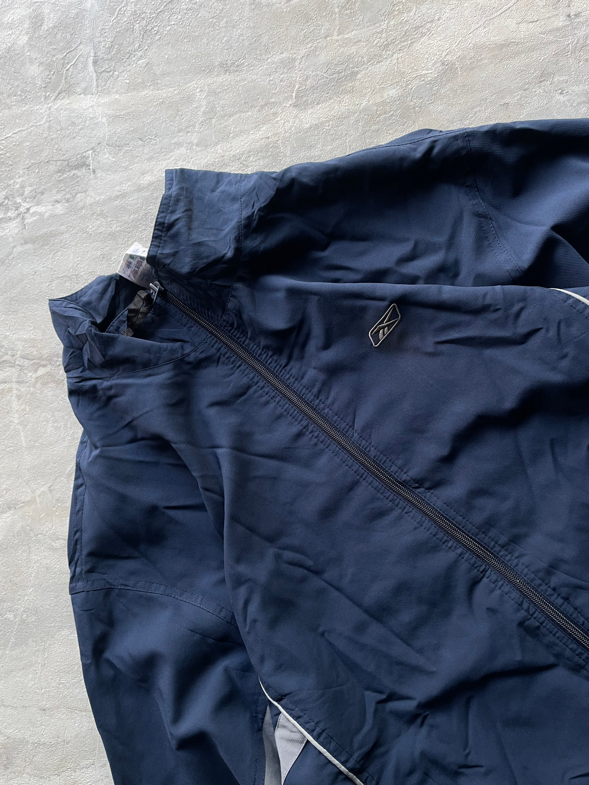 NAVY BLUE REEBOK FULL-ZIP JACKET-XL