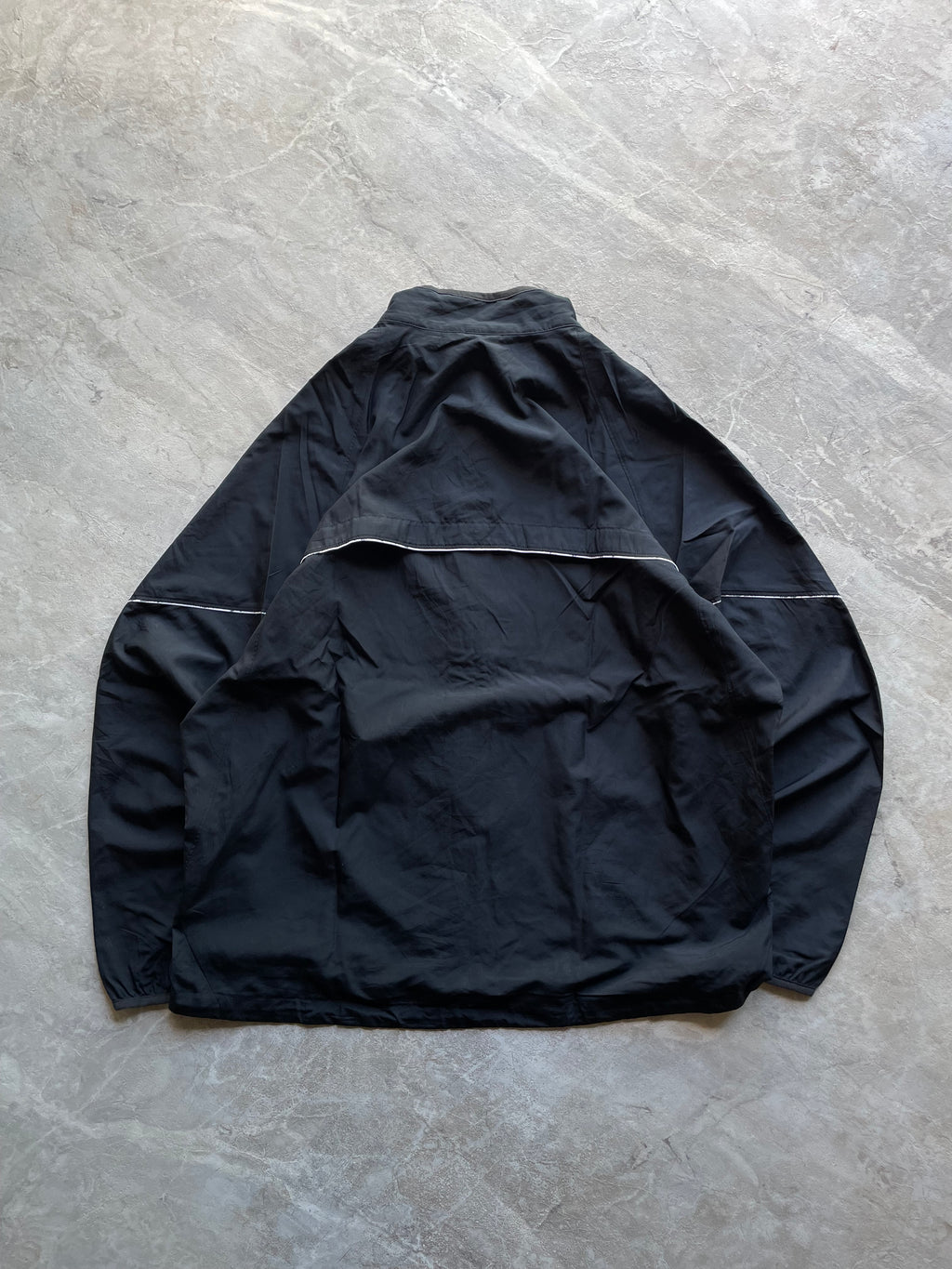 BLACK NIKE WINDBREAKER JACKET-XL