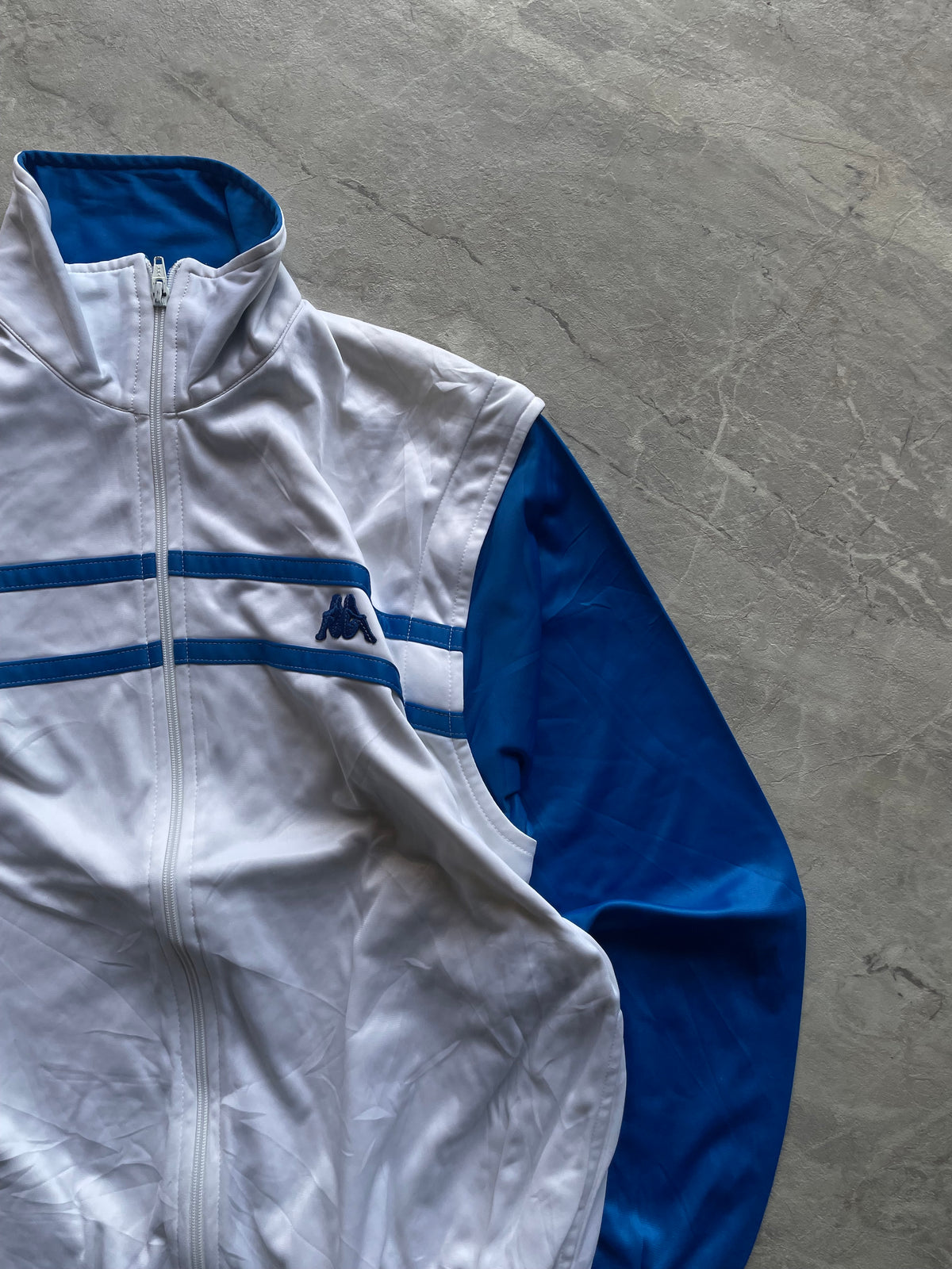 WHITE KAPPA JACKET-M-L