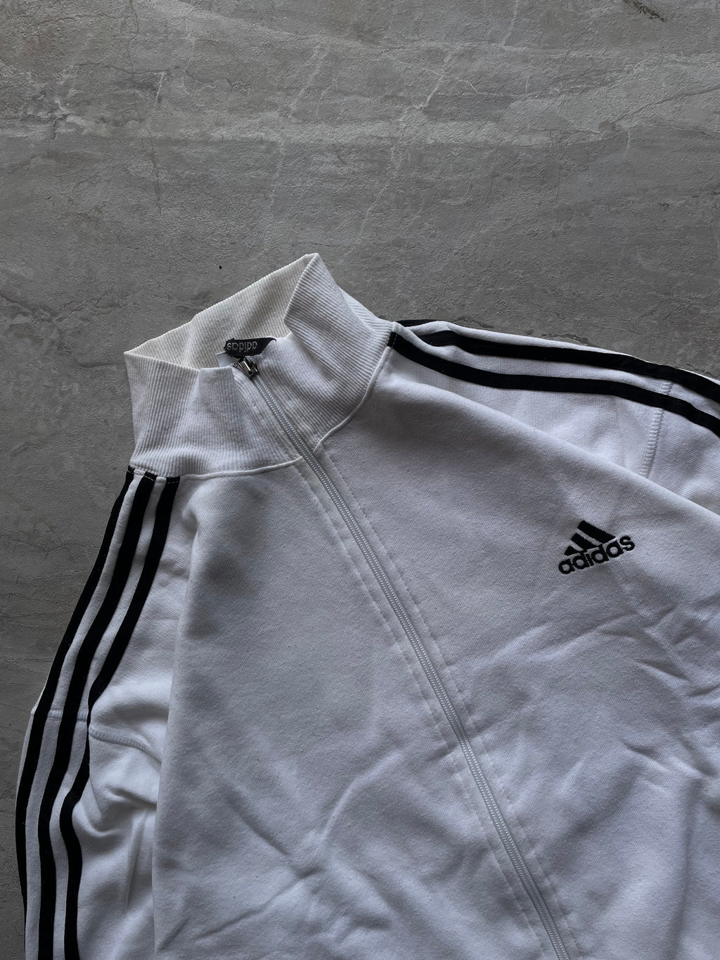 TRACKTOP ADIDAS WHITE STRIPES-XL