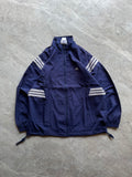 NAVY BLUE ADIDAS TRACK JACKET-L