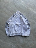 ADIDAS WHITE TRACK WINDBREAKER-S