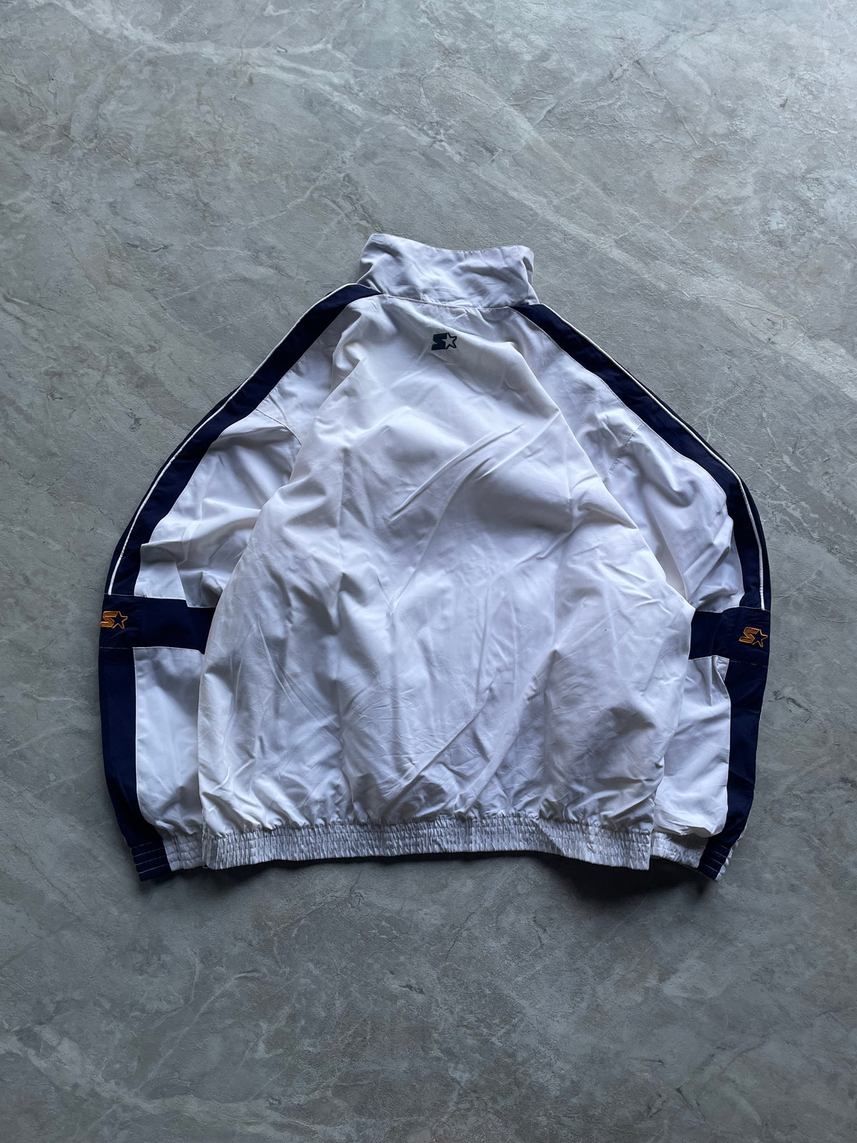 WHITE AND BLUE STARTER WINDBREAKER-L