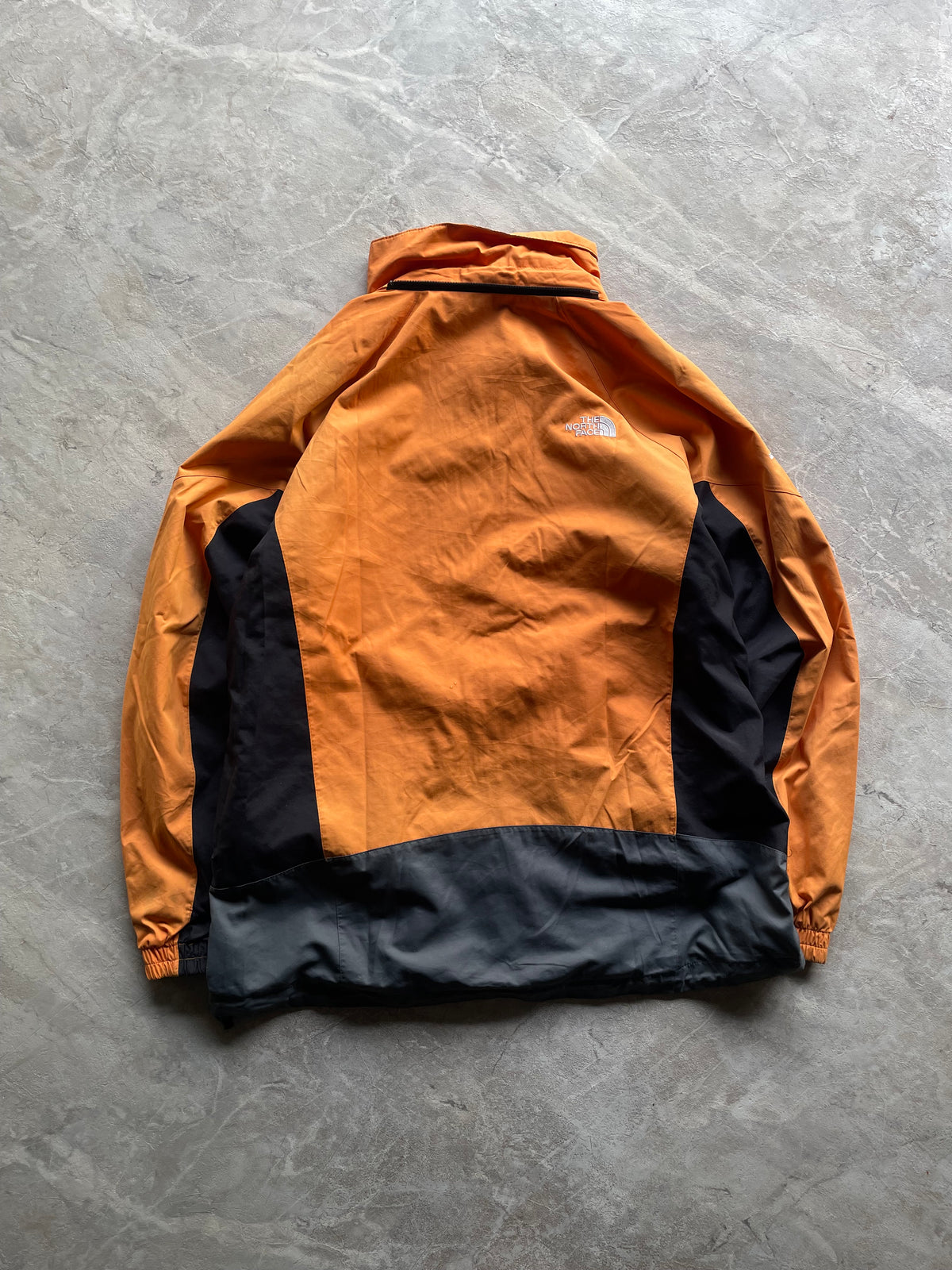 ORANGE AND BLACK ‘THE NORTH FACE ‘WINDBREAKER JACKET-XL