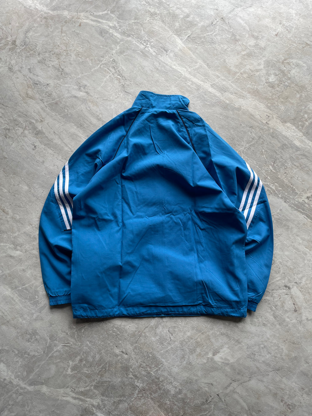 VINTAGE ADIDAS FULL-ZIP TRACK JACKET-M-L