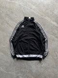BLACK AND WHITE TRACK JACKET-M-L