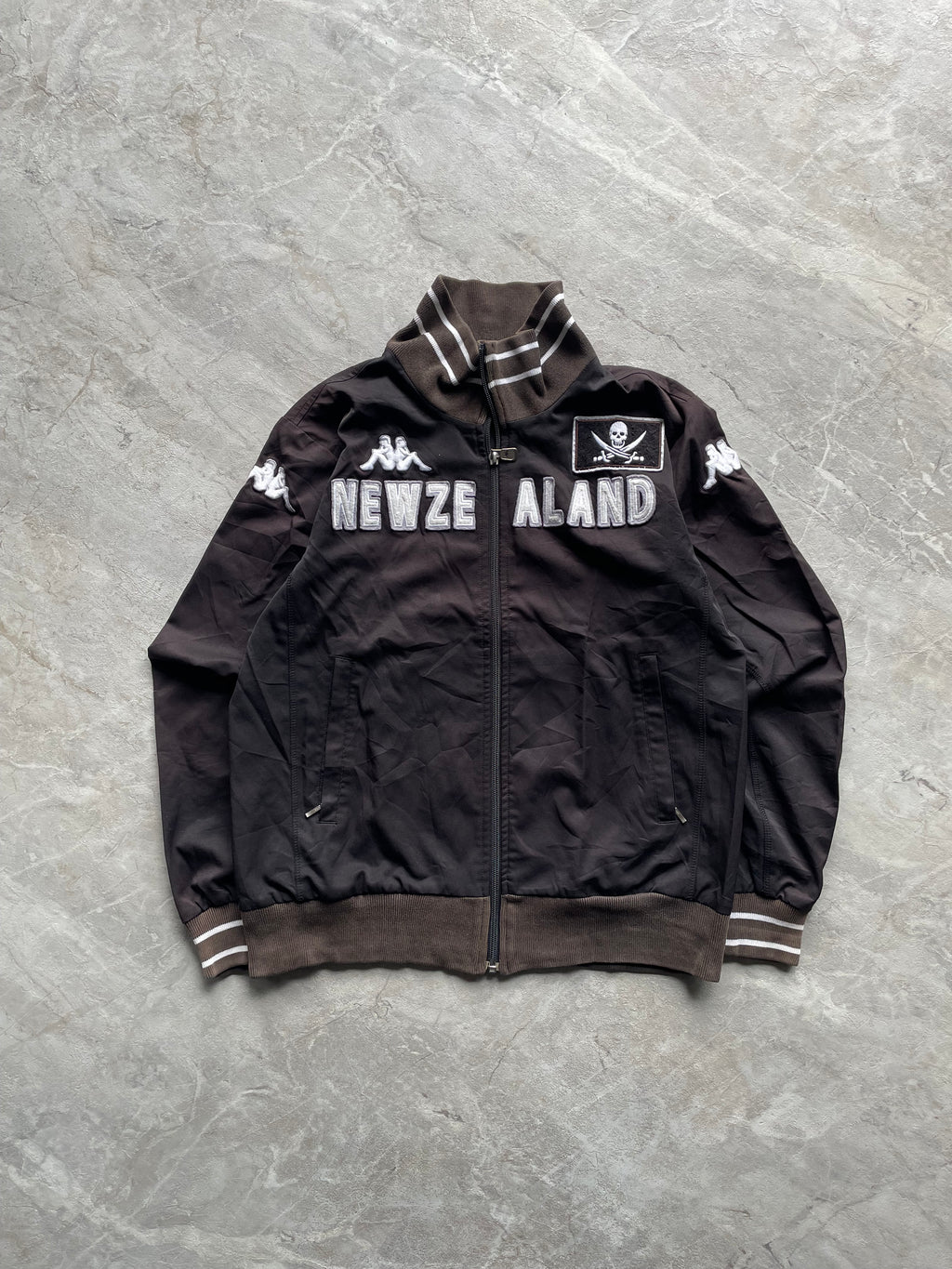 KAPPA NEWZELAND BLACK FADED JACKET-S