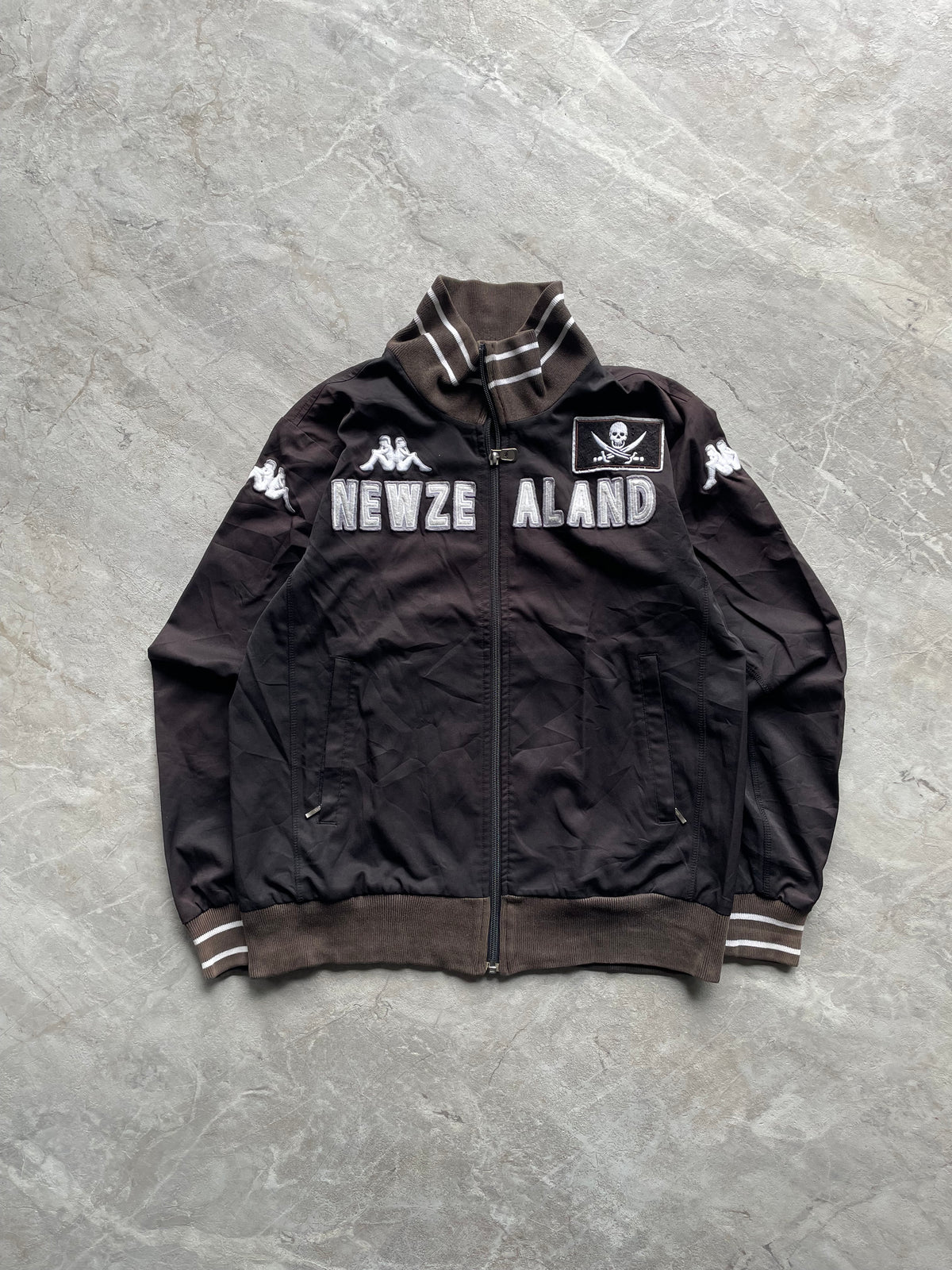 KAPPA NEWZELAND BLACK FADED JACKET-S