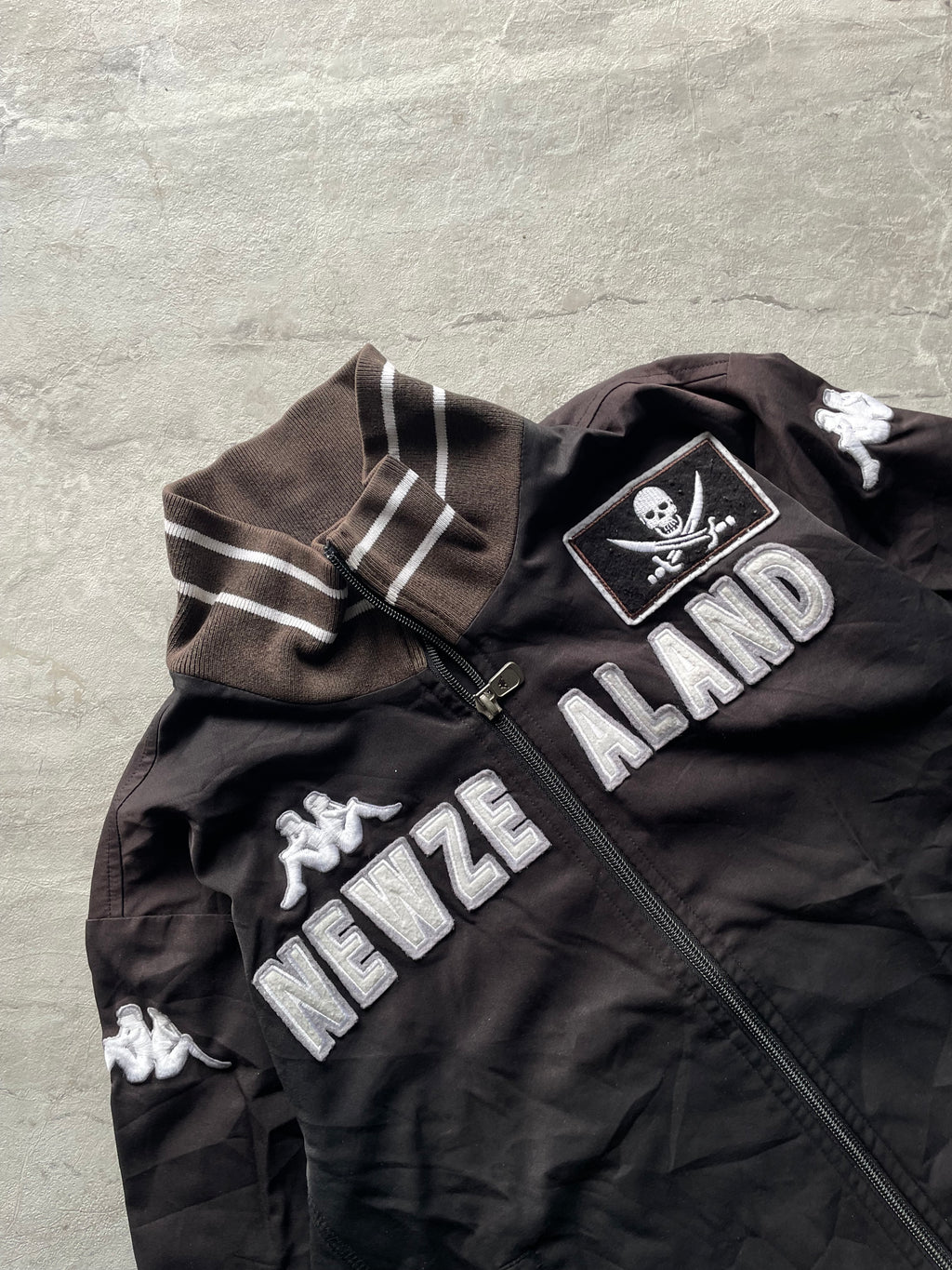 KAPPA NEWZELAND BLACK FADED JACKET-S