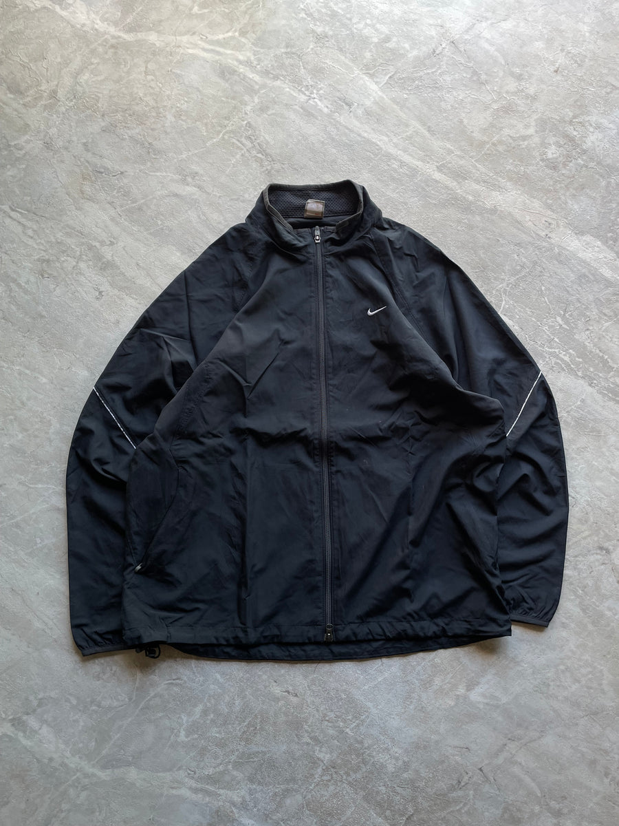 BLACK NIKE WINDBREAKER JACKET-XL