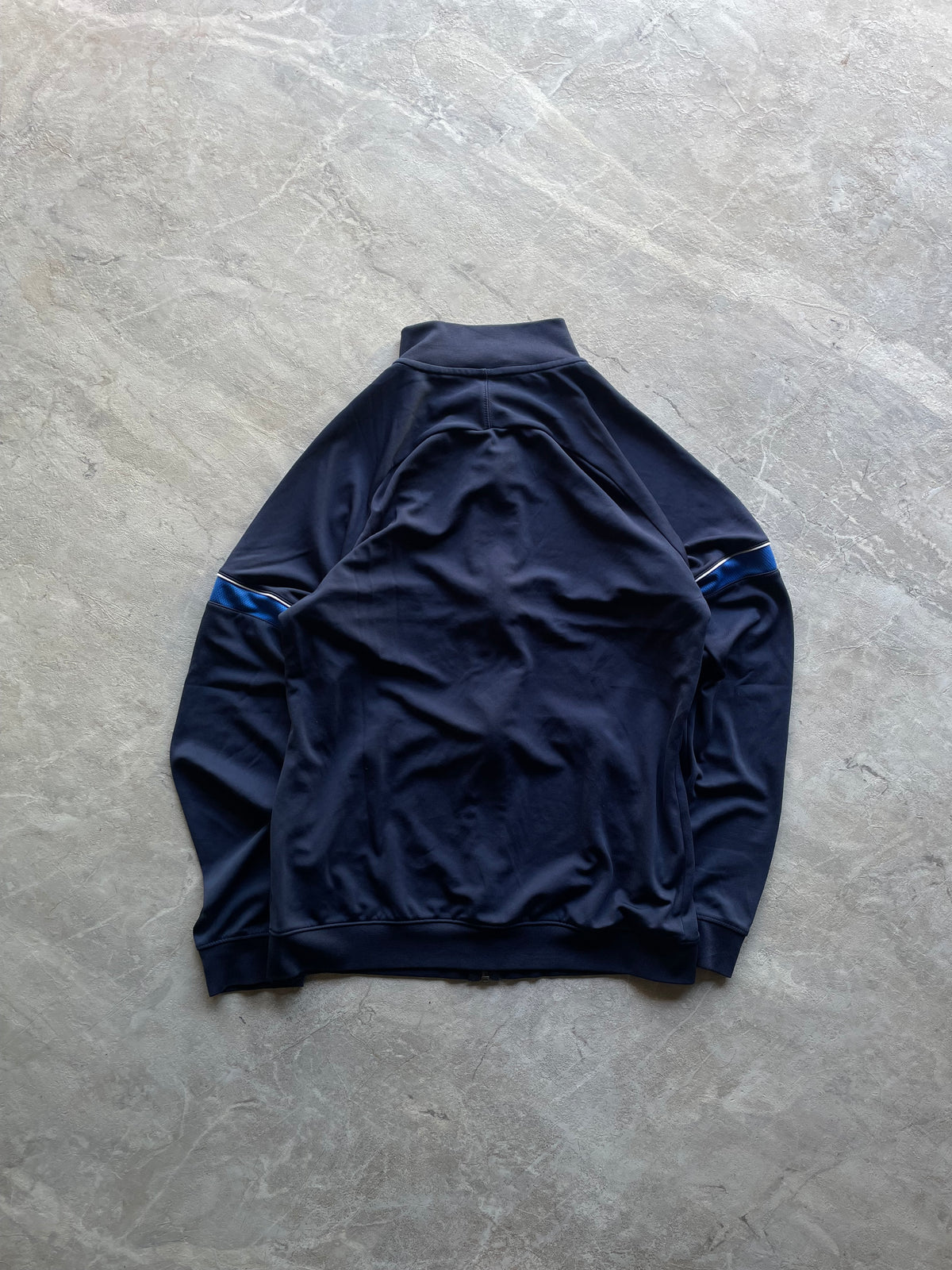 NAVY BLUE NIKE LOURDES TRACK JACKET-XS-S
