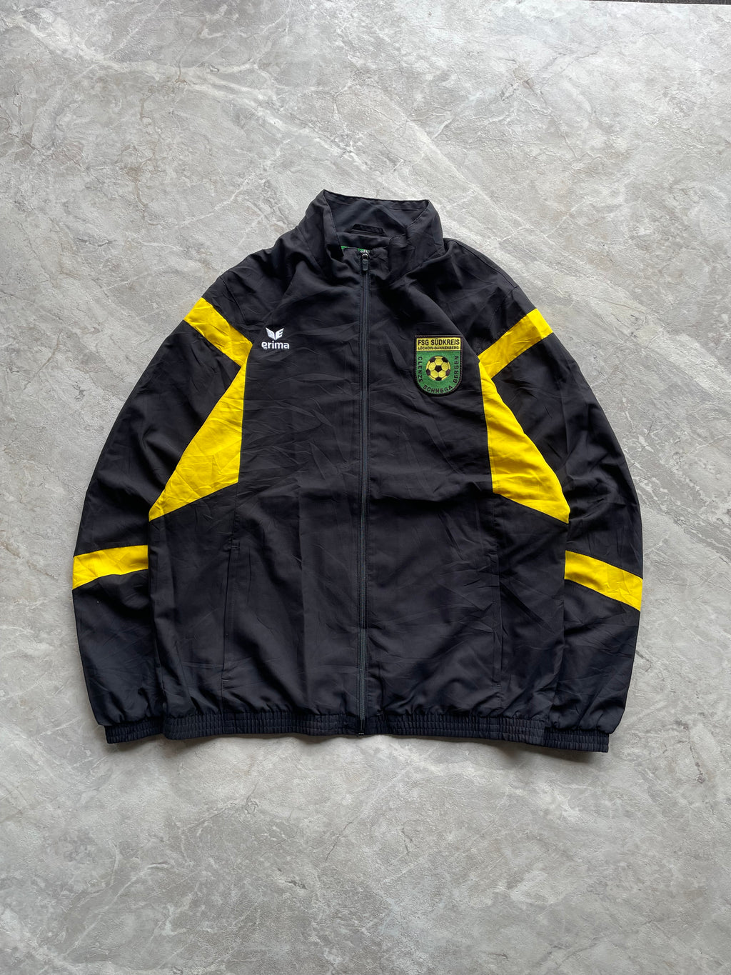 YELLOW AND BLACK NIKE JACKET-M-L