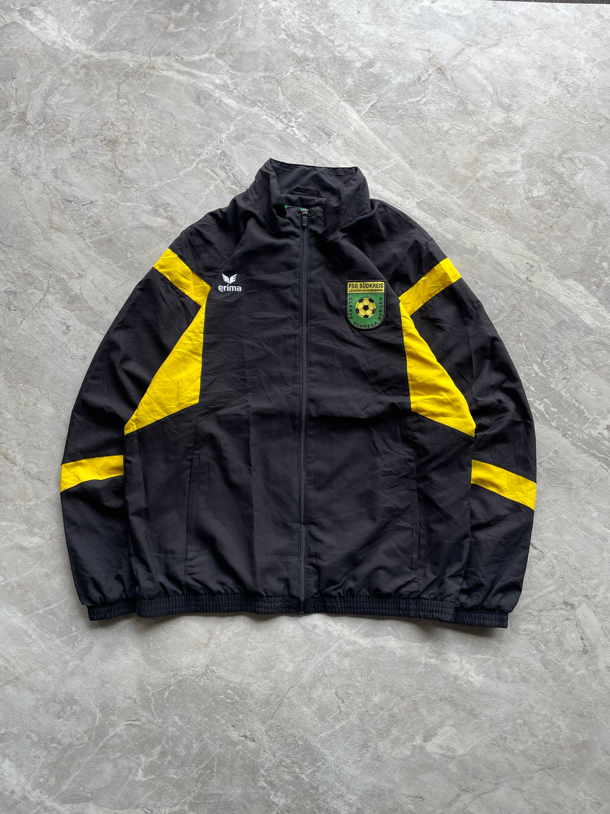 YELLOW AND BLACK NIKE JACKET-M-L