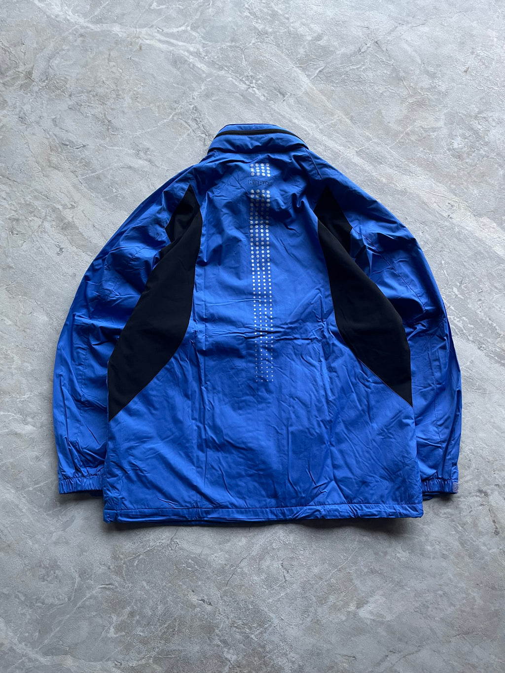 BLUE AND BLACK KAPPA WINDBREAKER-L