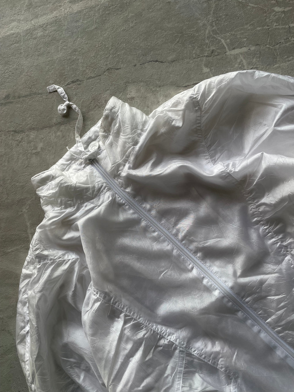 ADIDAS FULL WHITE WINDBREAKER-S-M