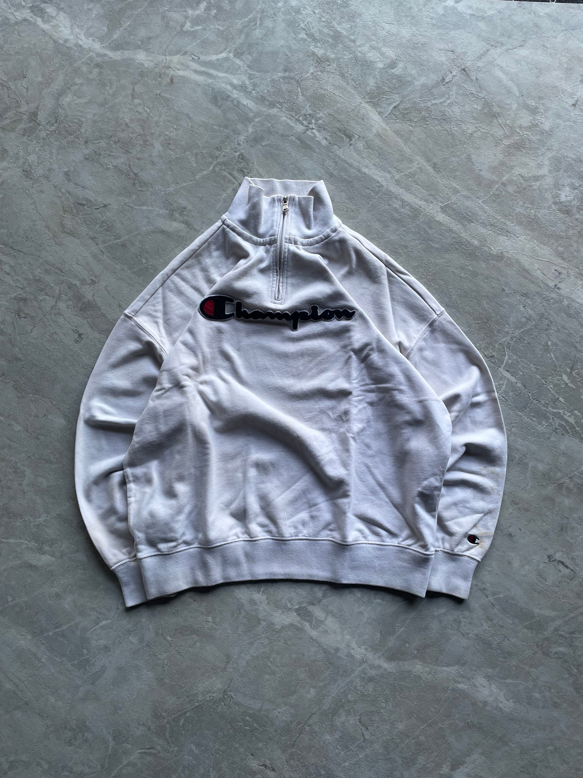 WHITE CHAMPIONS HOODIE-M