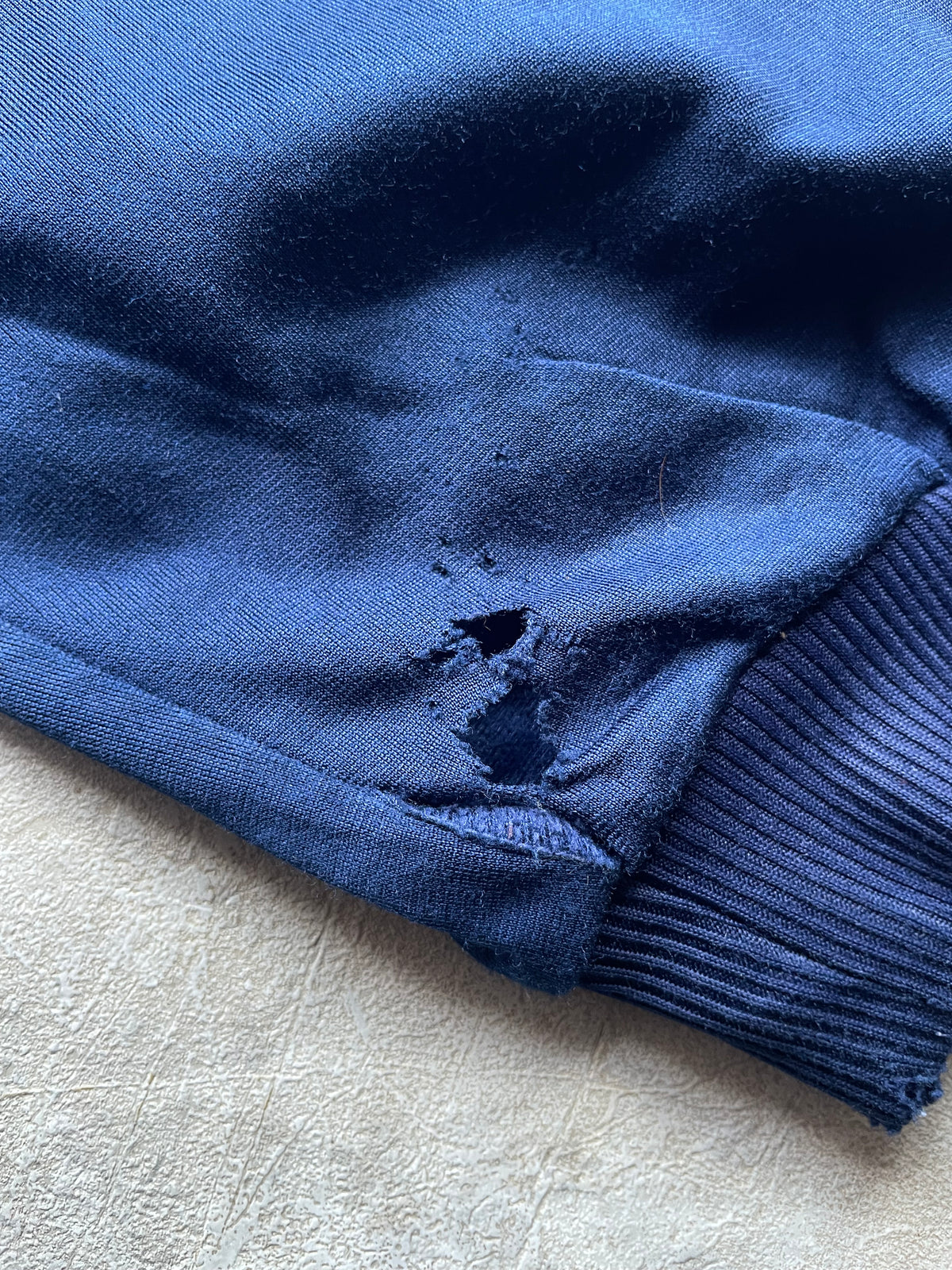 NIKE NAVY BLUE TRACK JACKET-L