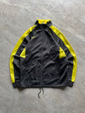 NIKE DARK GREY AND YELLOW TRACK JACKET-L