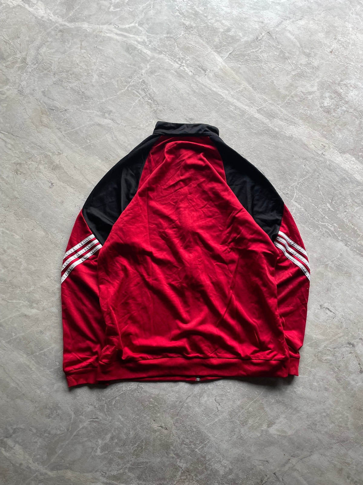 RED,BLACK AND WHITE TRACK JACKET-M-L