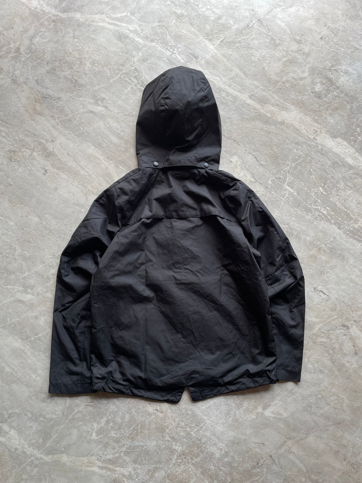 BLACK NIKE HOODED JACKET-S