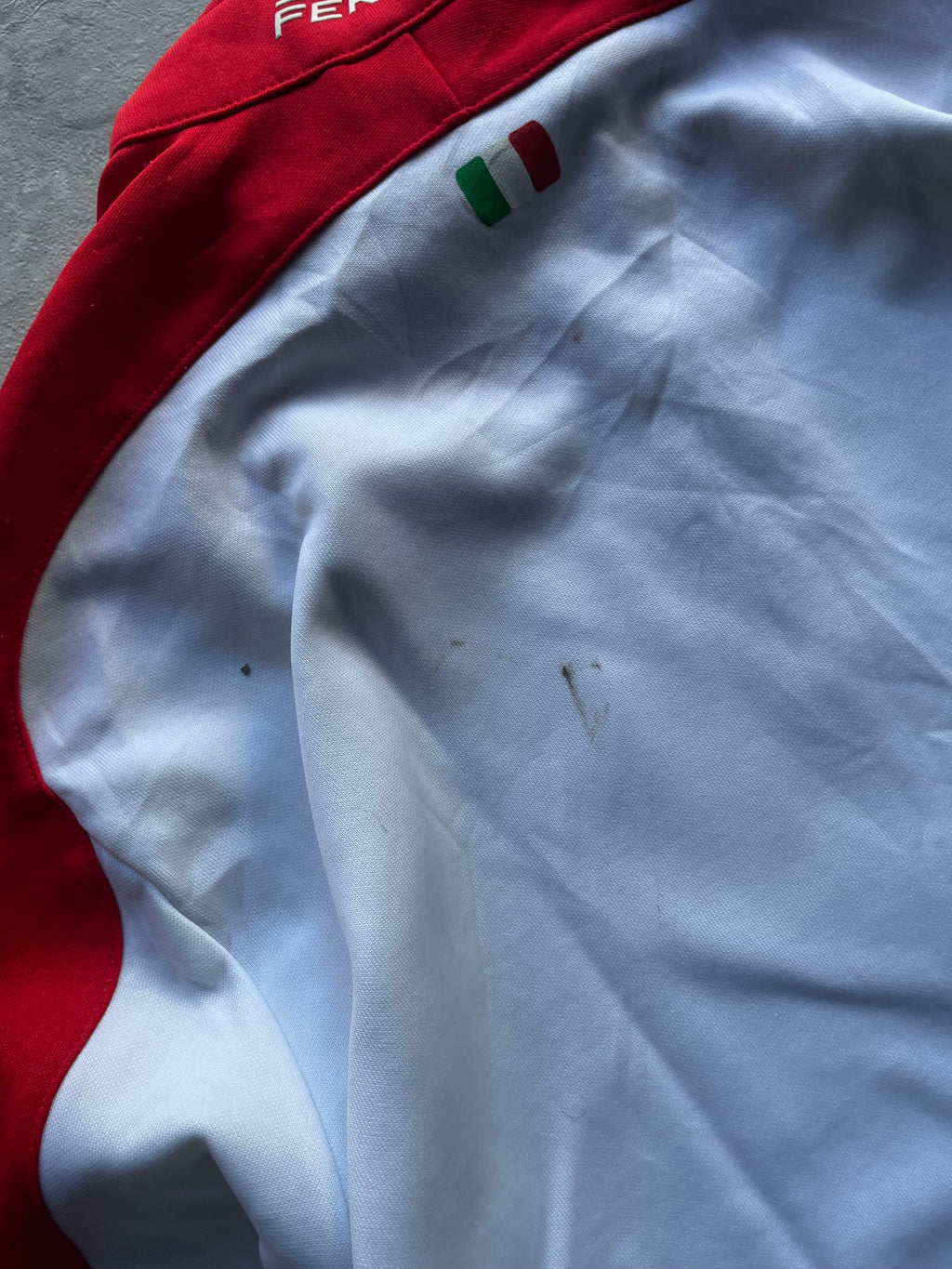 RED PUMA SCUDERIA FERRARI TRACK JACKET-M