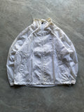 NIKE WHITE WINDBREAKER JACKET-XL