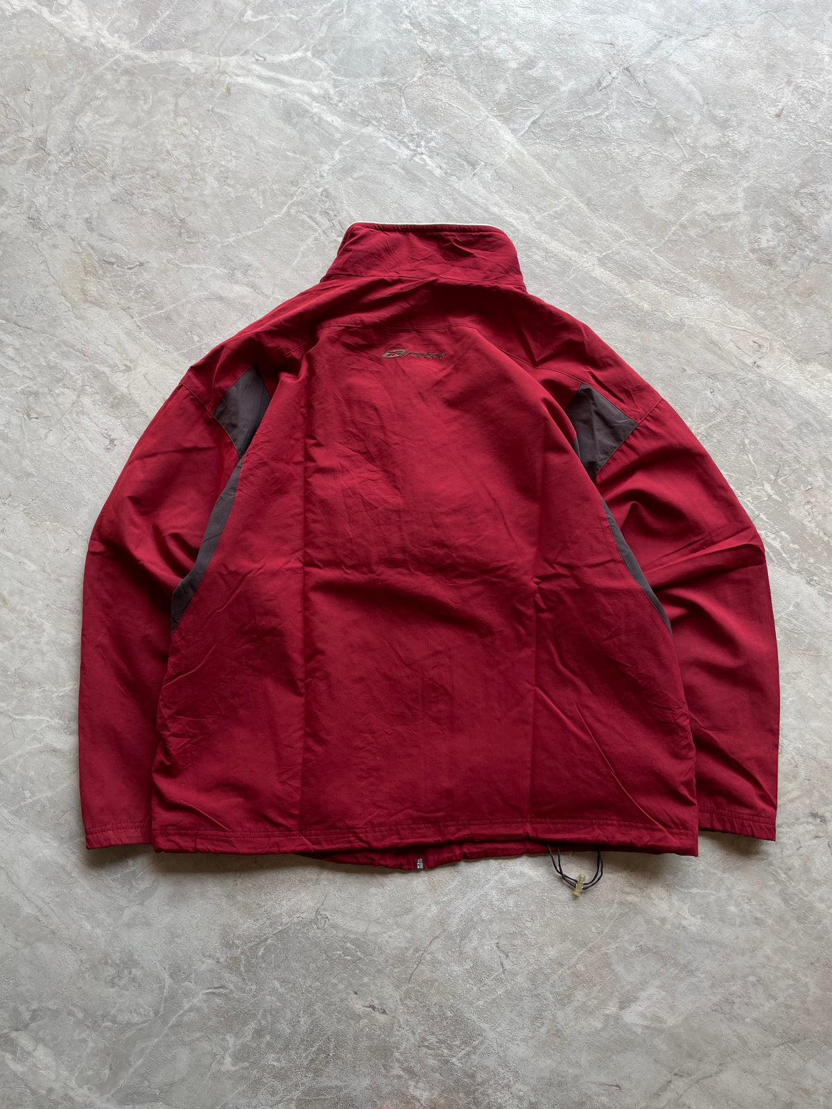 REEBOK RED WINDBREAKER-L