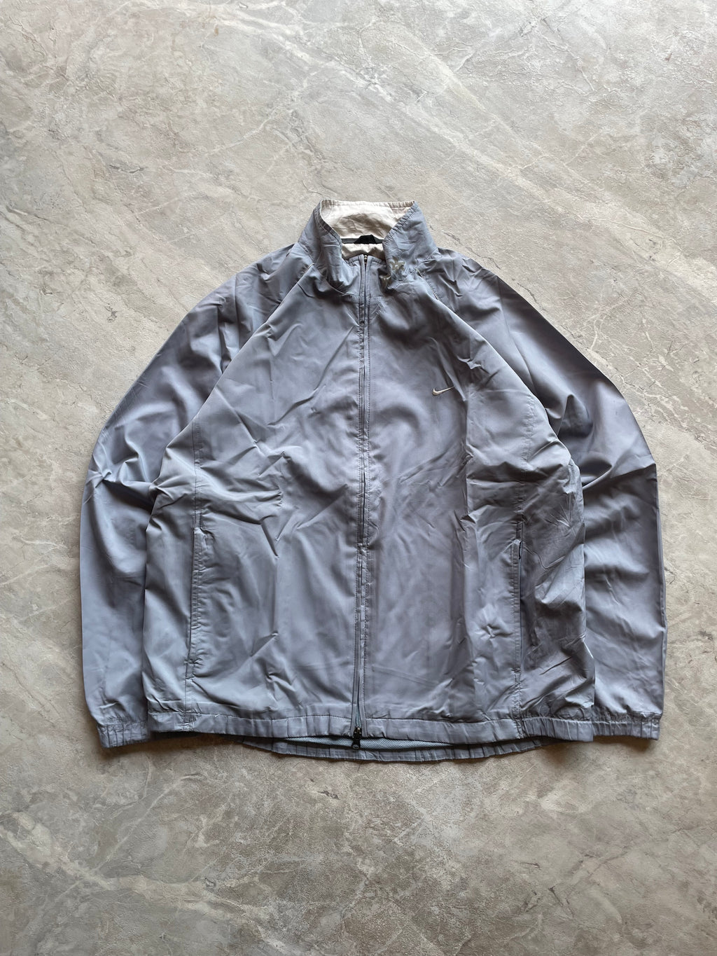 NIKE FULL-ZIP NYLON JACKET-L