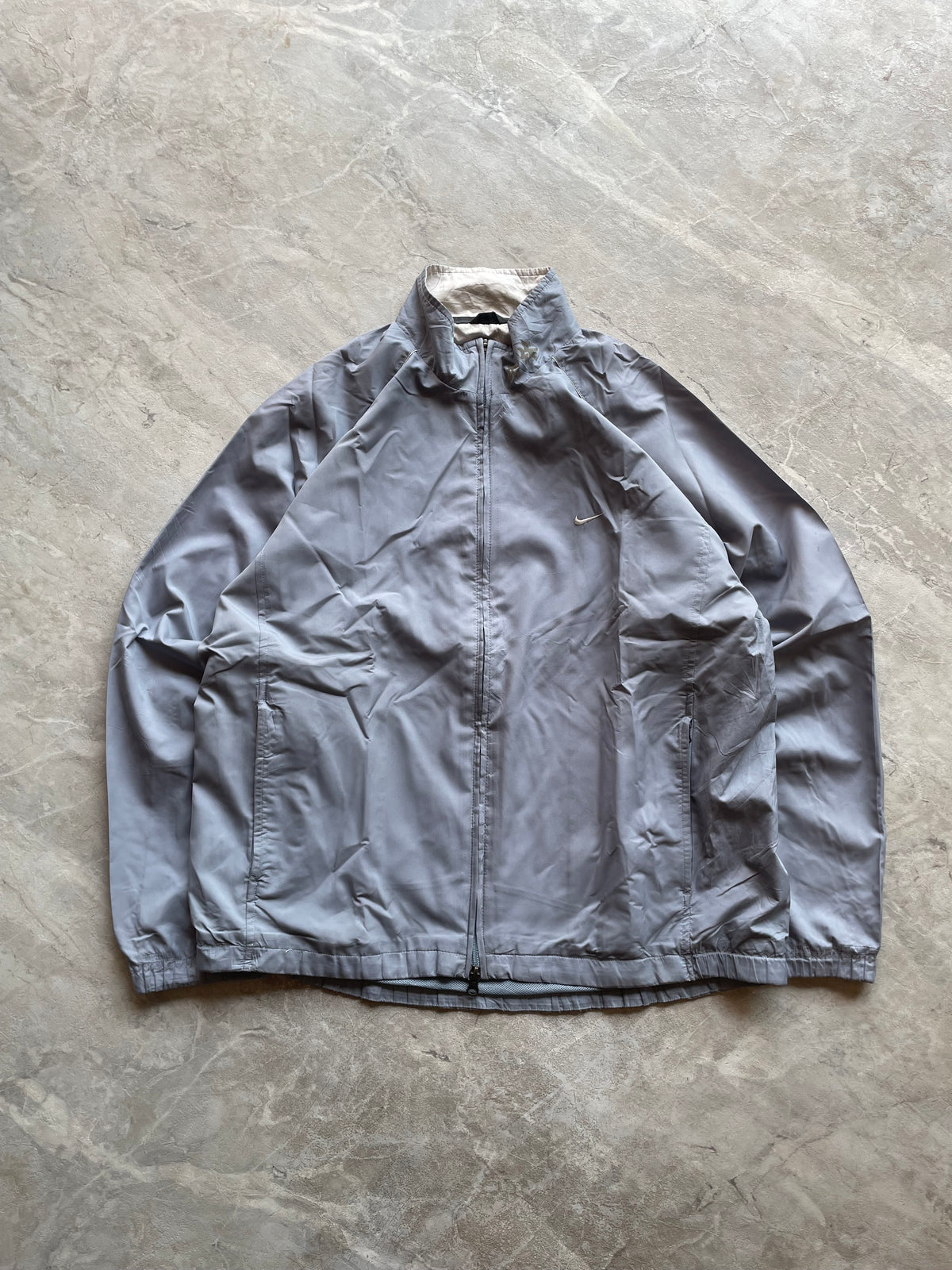 NIKE FULL-ZIP NYLON JACKET-L
