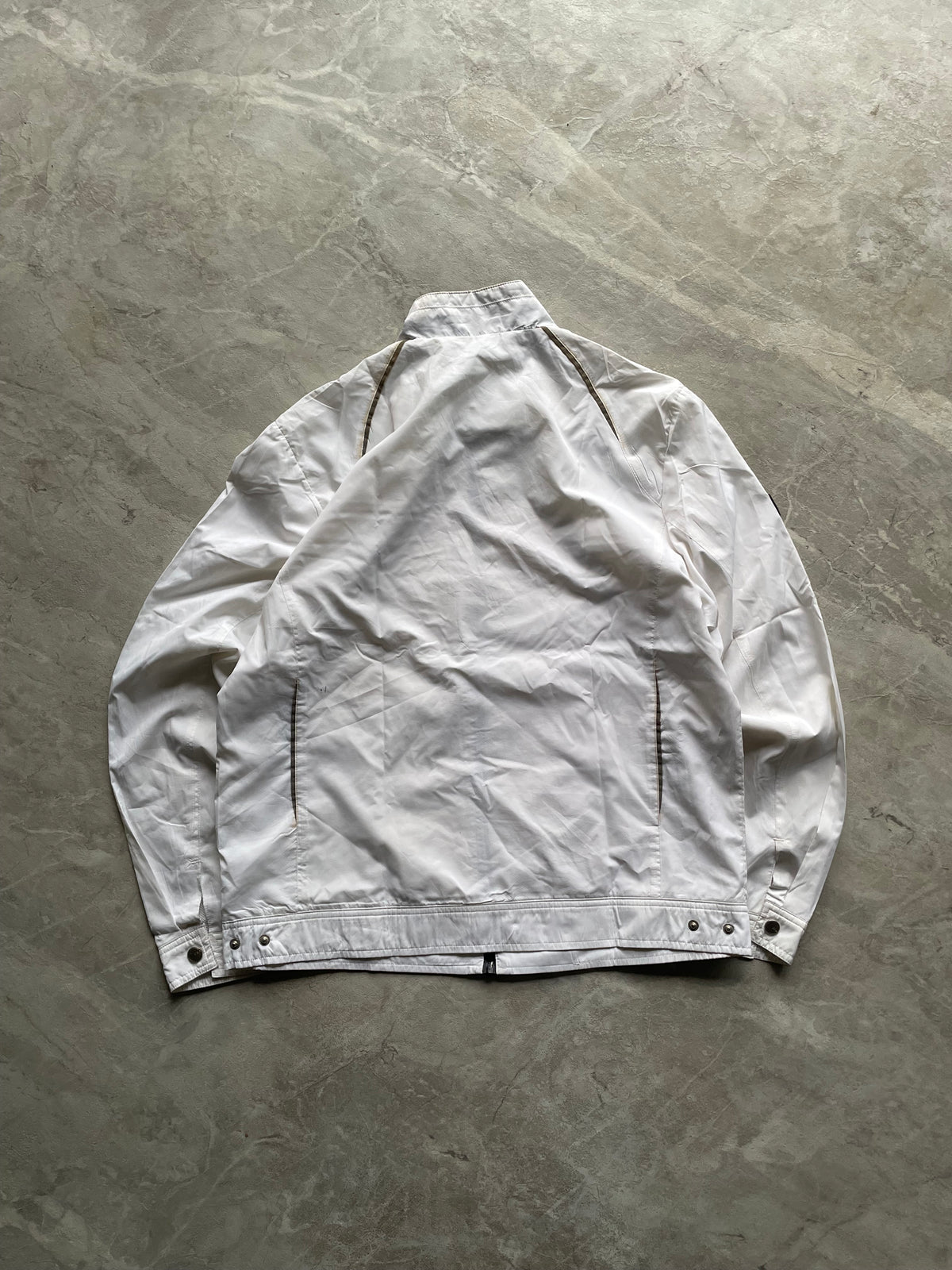 DRAGON THEMED WHITE FILA JACKET-L