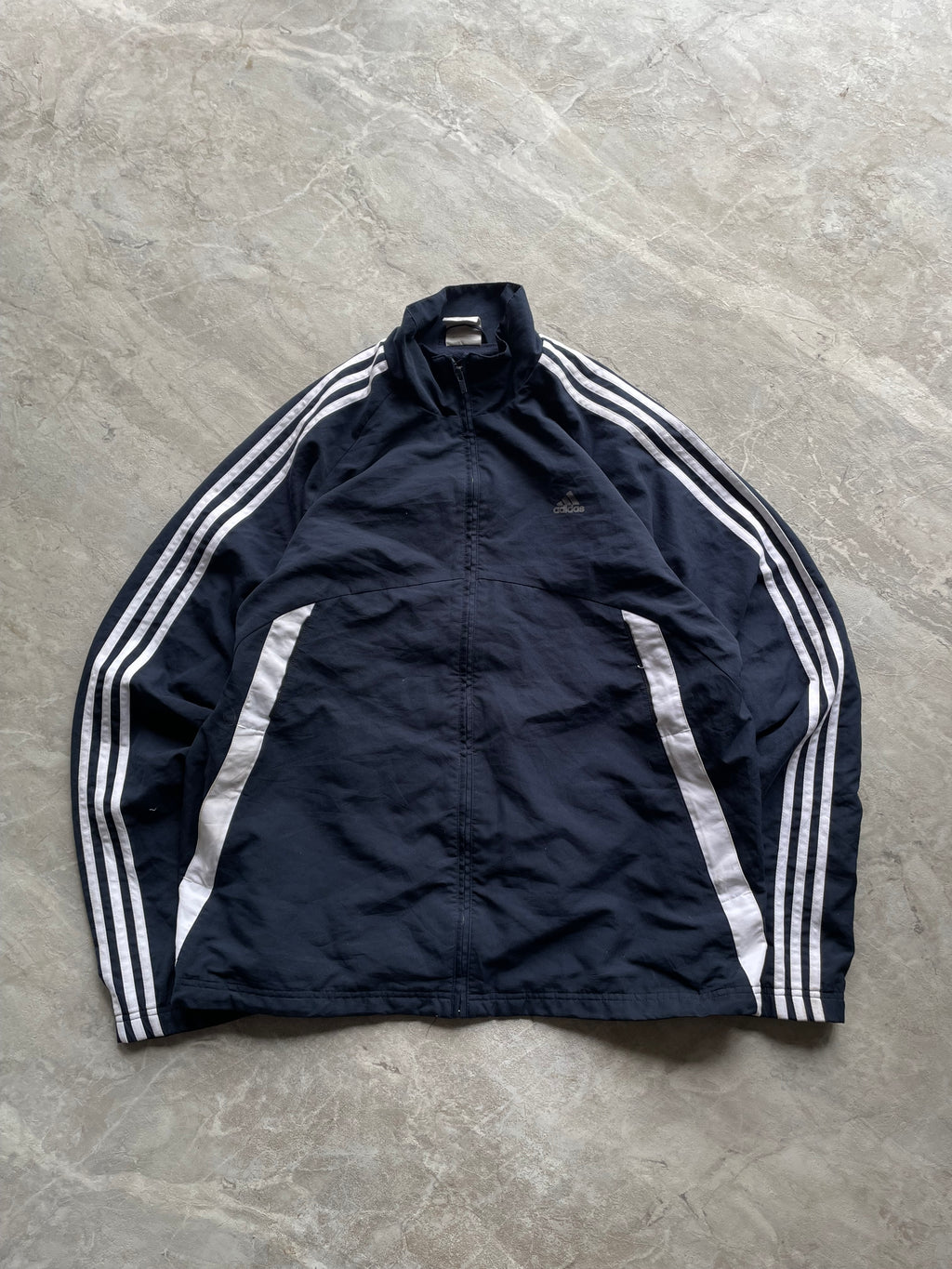 DARK BLUE TRACK JACKET-L