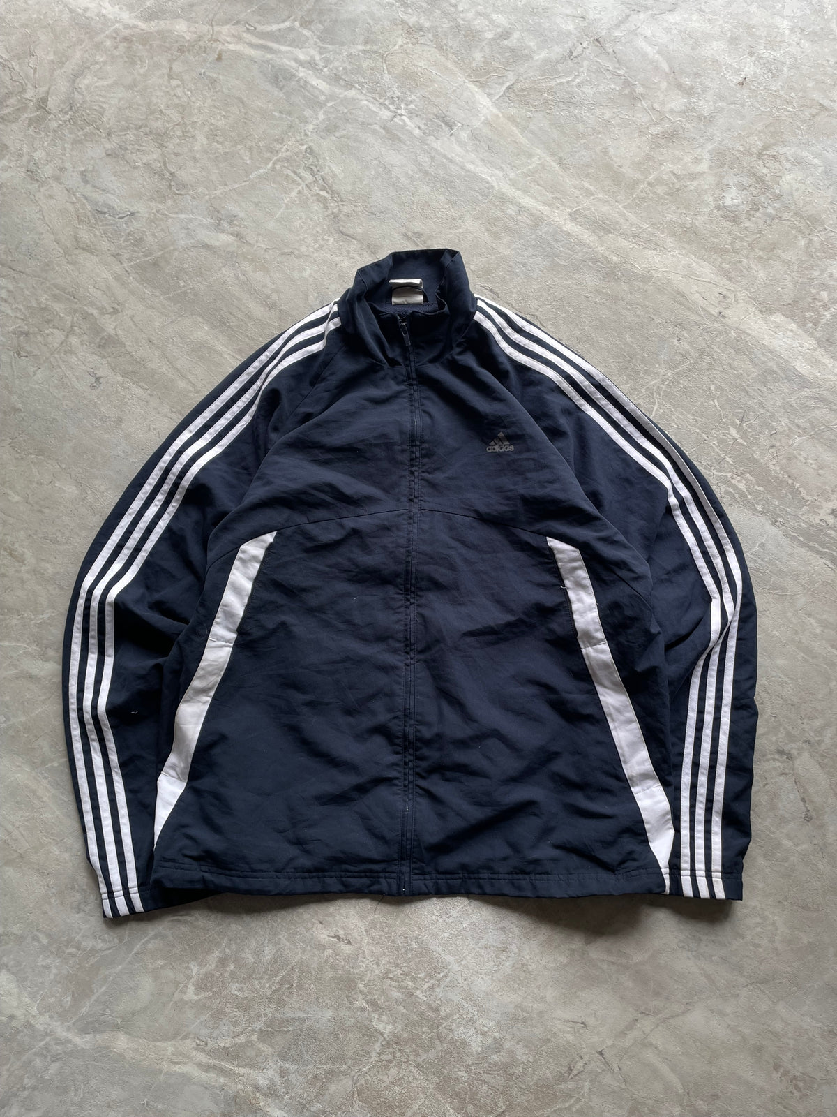 DARK BLUE TRACK JACKET-L