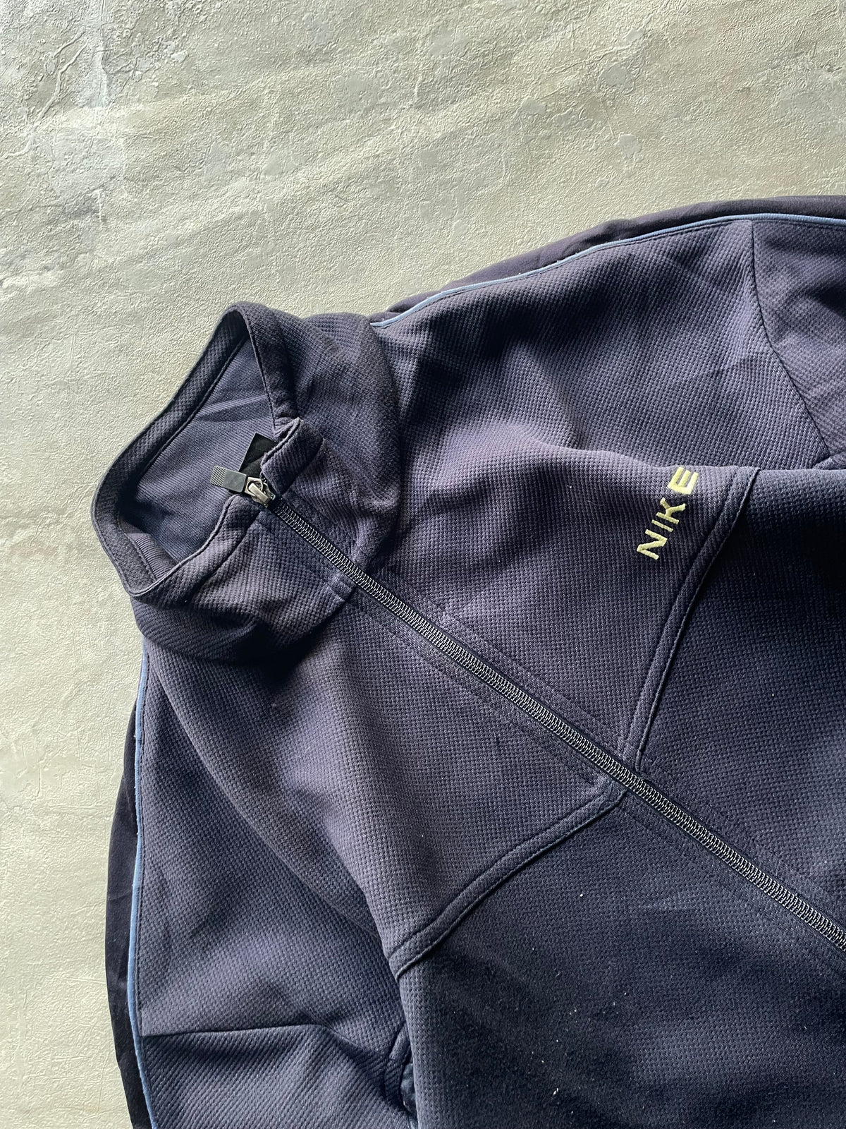 NAVY BLUE NIKE FULL-ZIP WINDBREAKER-L