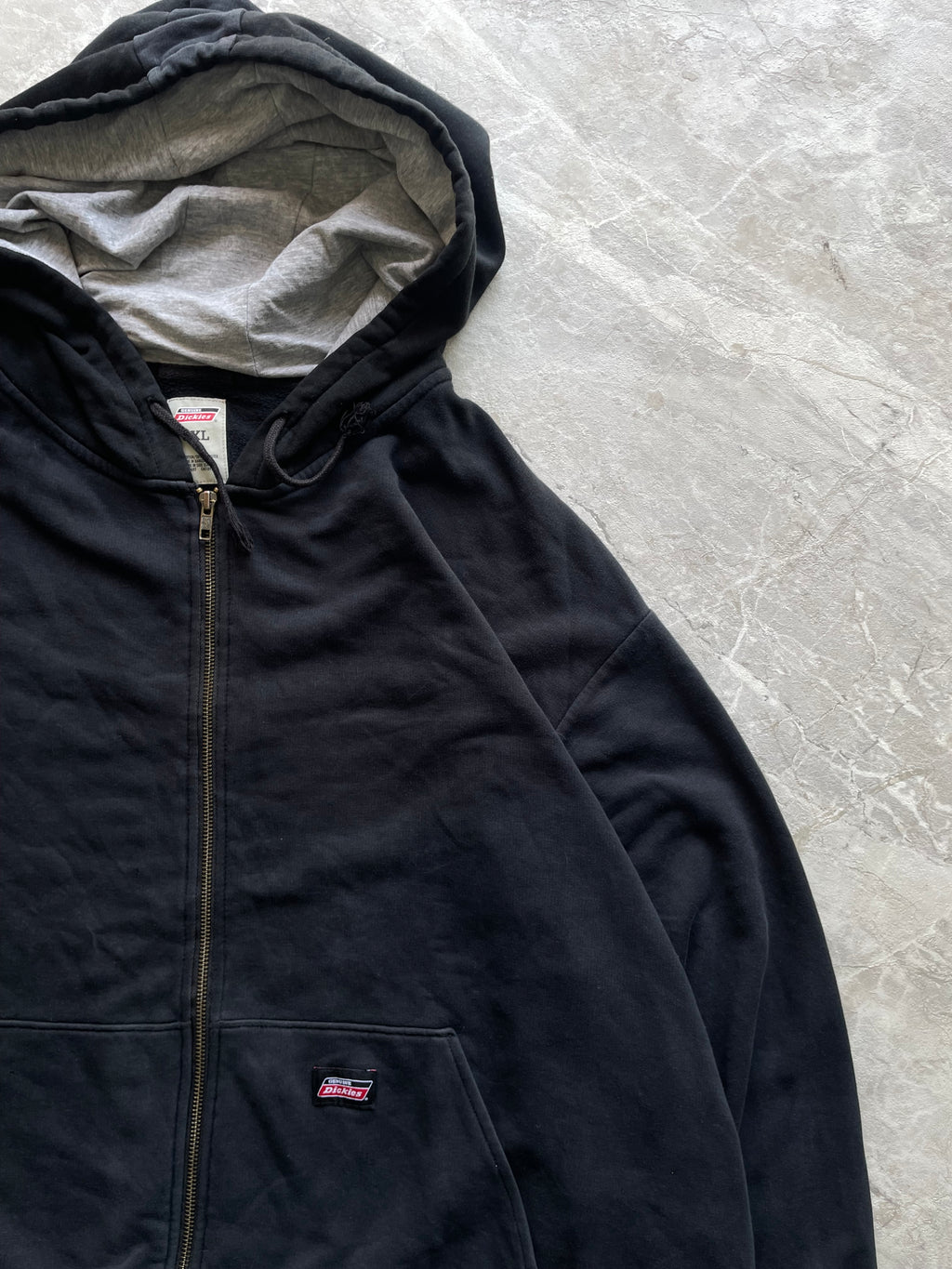 VINTAGE DICKIES FULL-ZIP THERMAL -LINED WORKWEAR HOODIE-3XL-4XL