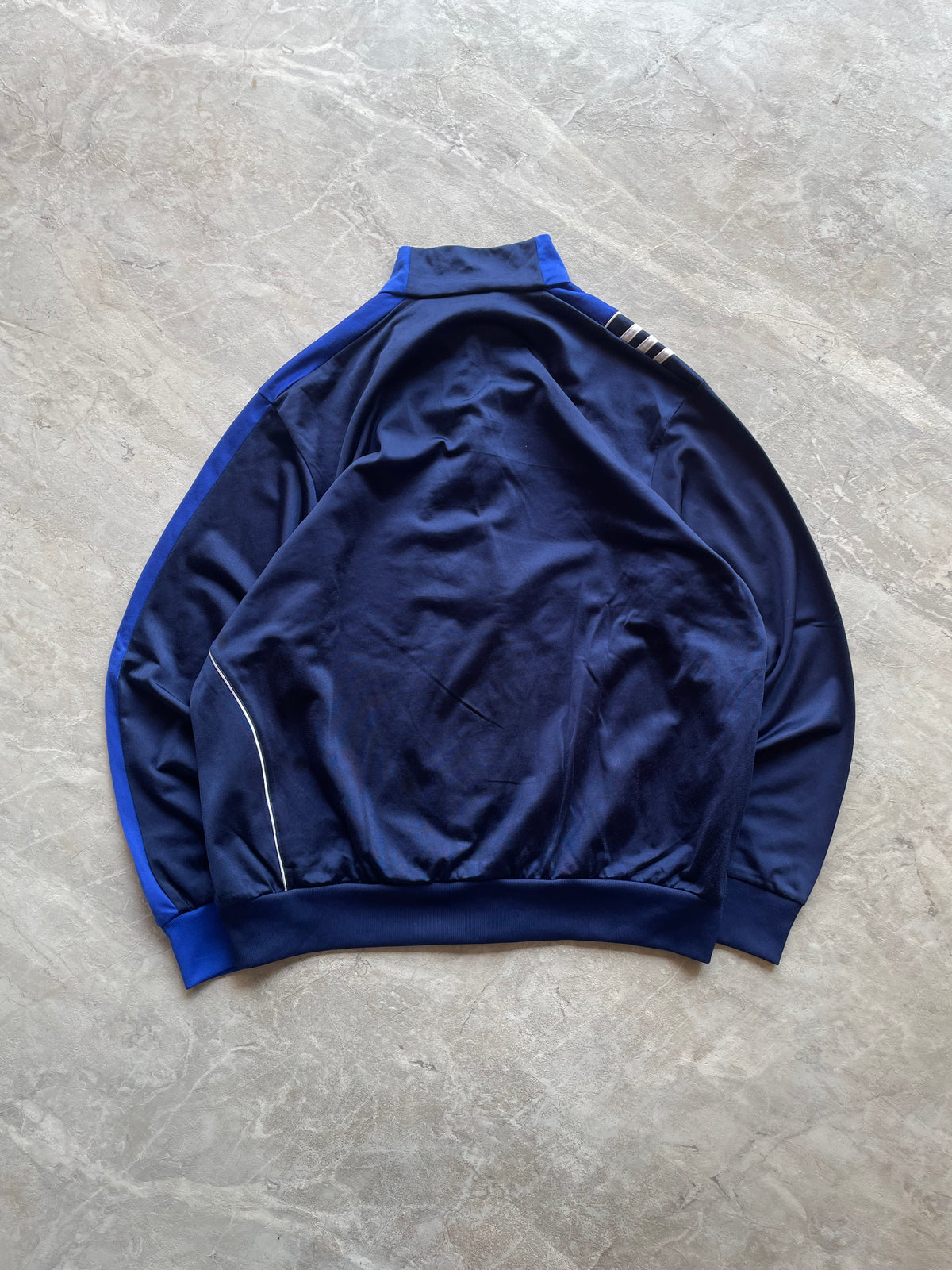 ADIDAS NAVY BLUE AND BLUE JACKET-XL-2XL