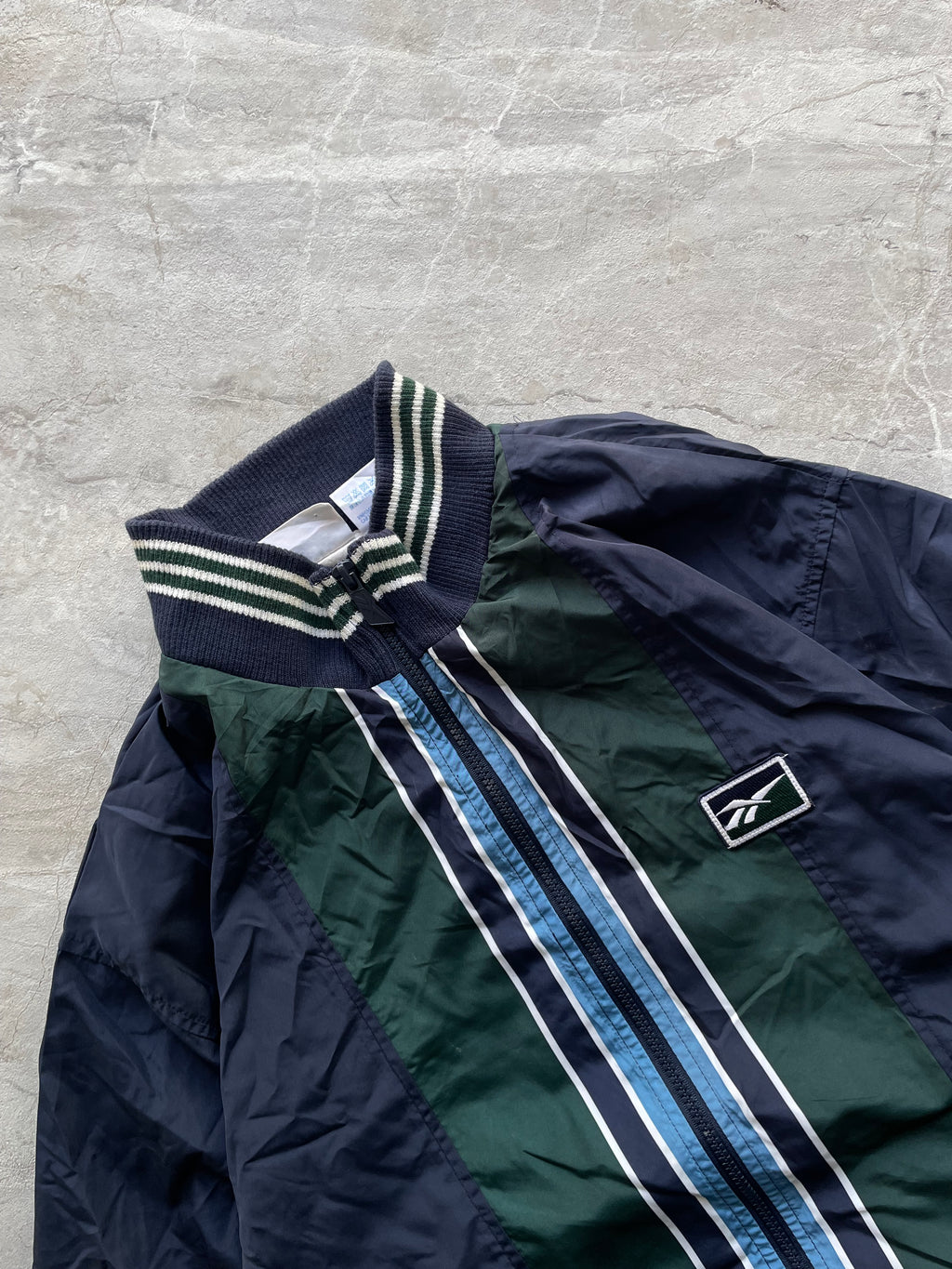 ADIDAS NAVY BLUE WINDBREAKER-M