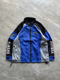BLUE,BLACK AND GREY YAMAHA JACKET-L