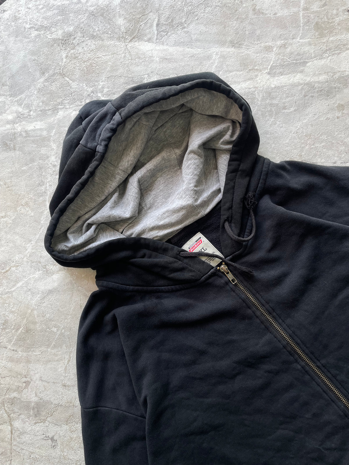 VINTAGE DICKIES FULL-ZIP THERMAL -LINED WORKWEAR HOODIE-3XL-4XL