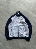 NEW BALANCE WHITE AND BLUE TRACK JACKET-L