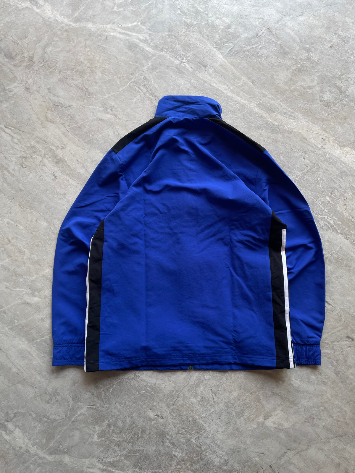 ADIDAS BLUE AND BLACK JACKET-L