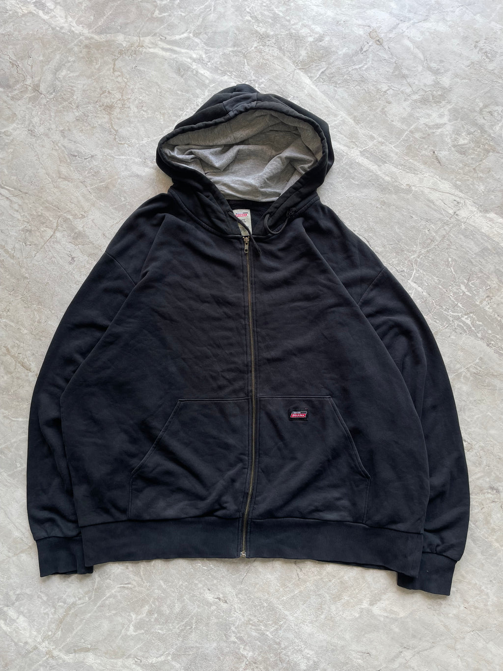 VINTAGE DICKIES FULL-ZIP THERMAL -LINED WORKWEAR HOODIE-3XL-4XL