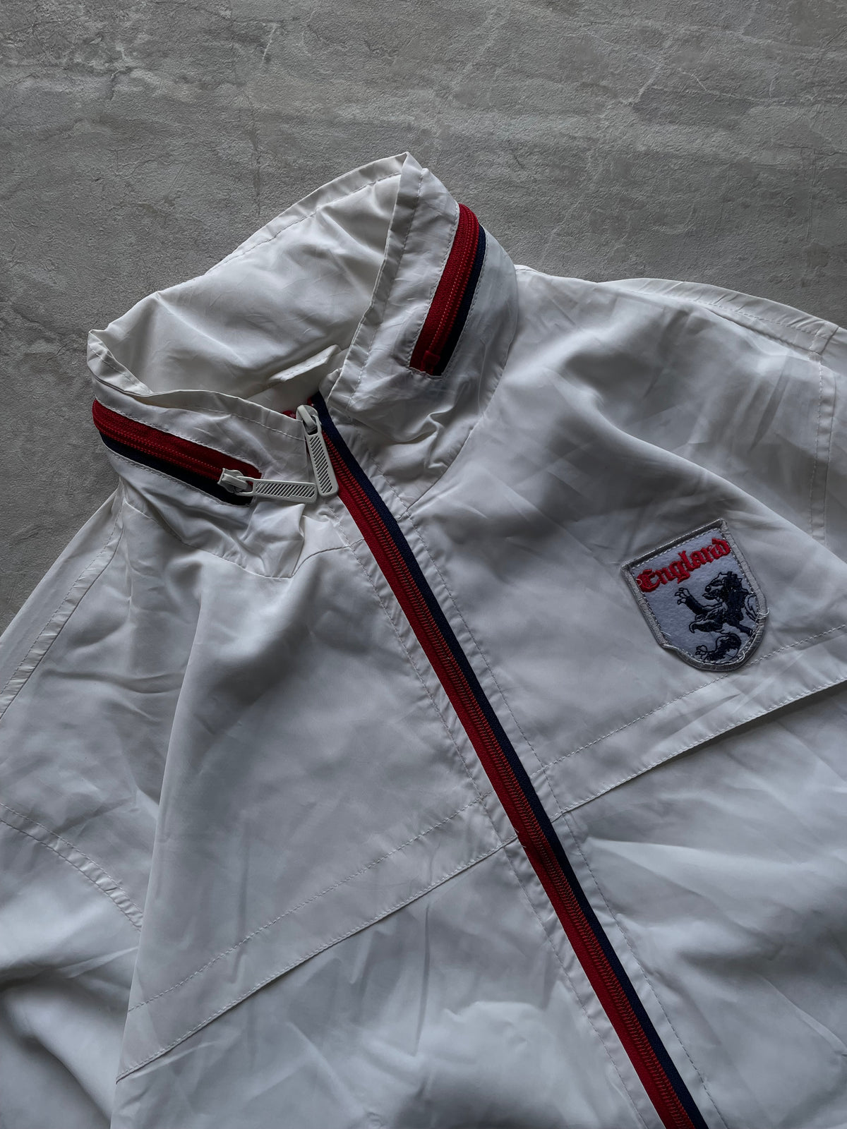 WHITE ENGLAND NATION WINDBREAKER-L