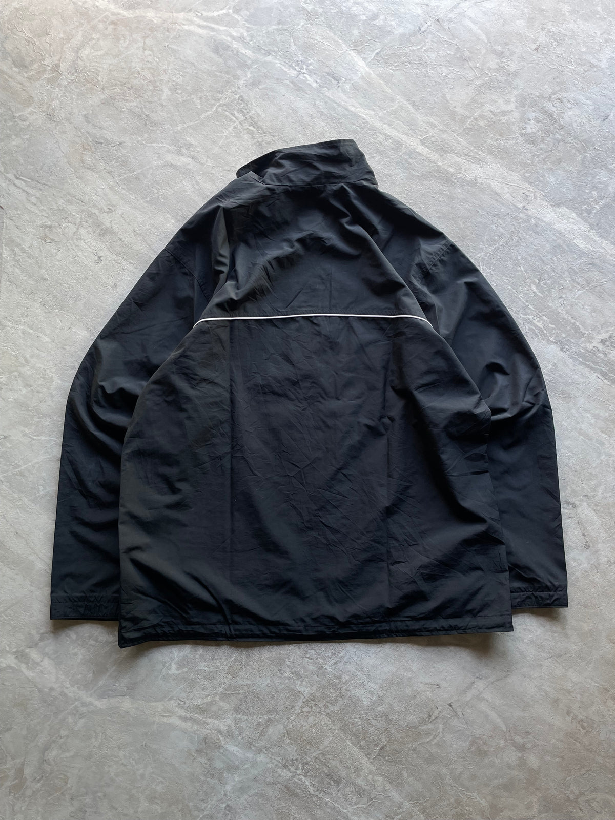 NIKE FULL BLACK TRACK JACKET-2XL