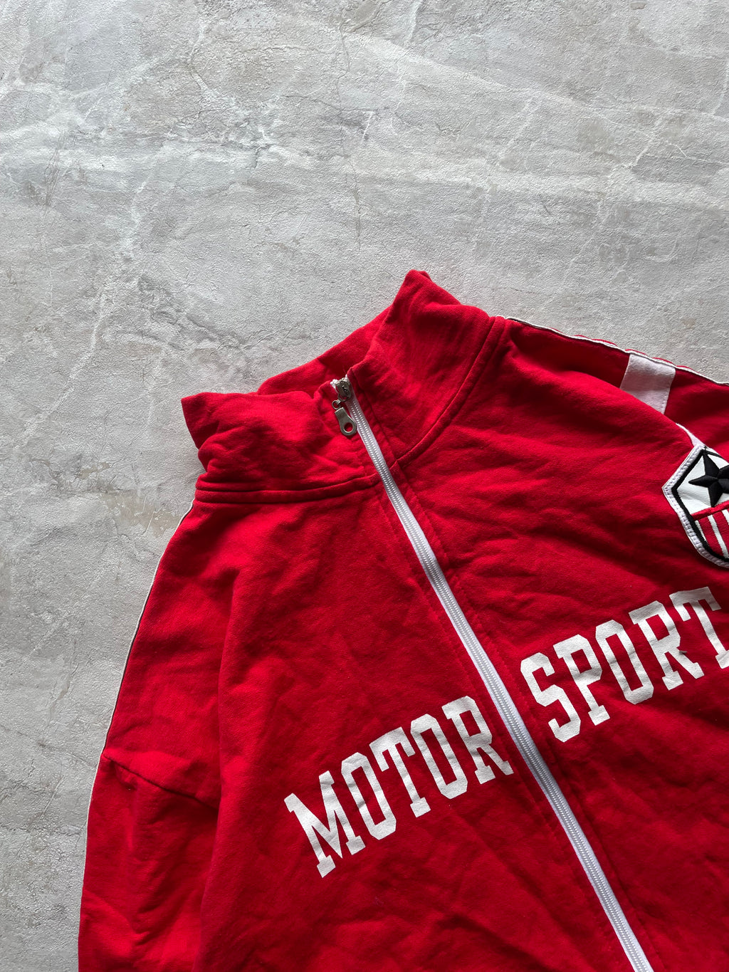 RED MEMBERS ZIP-UP JACKET-M