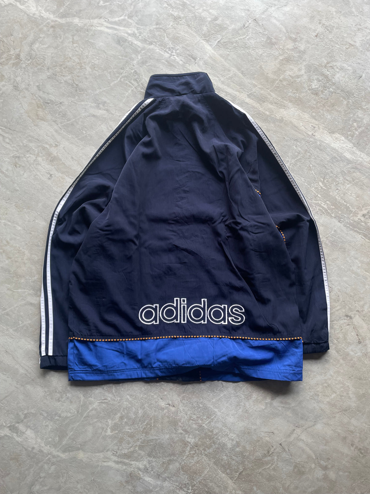 ADIDAS DARK BLUE TRACK JACKET-3XL